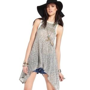 We the Free Free People Bumble Bees Knees Asymmetric Tunic Top